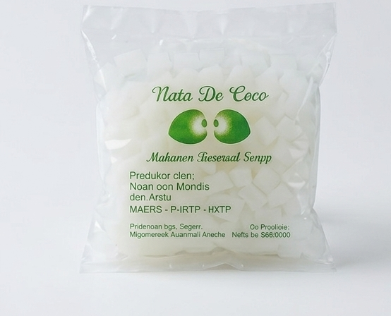 Paket hemat 200gr nata de coco salju.